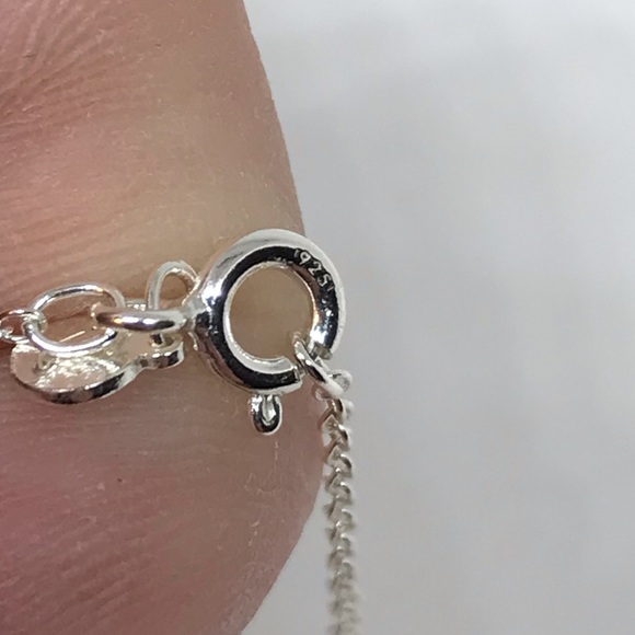 925 Diamond Music Note Necklace - Picture 9 of 10